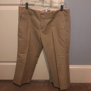 Khaki Capri Pants